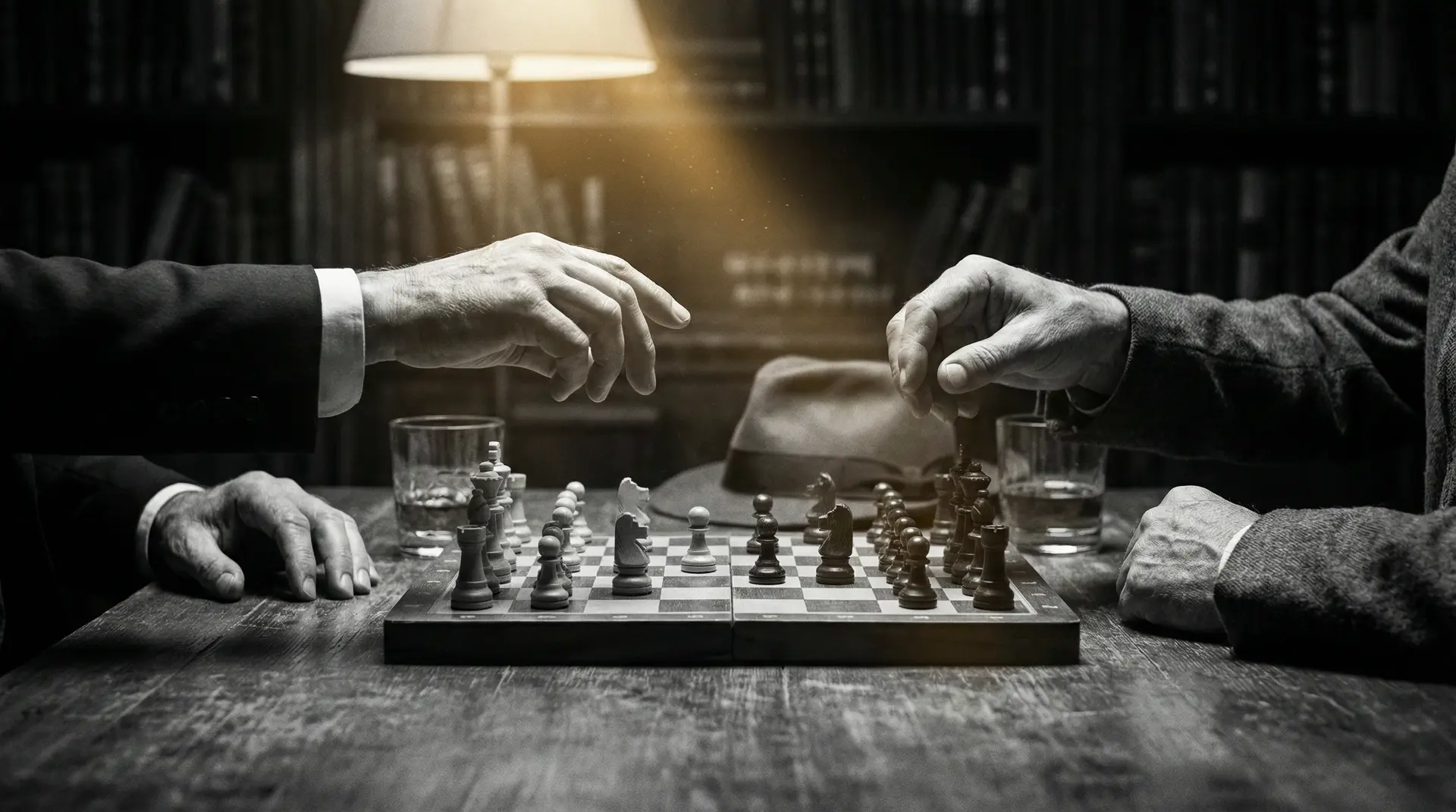古灵精怪东南亚3 艺术探索系列 - 非线性叙事，棋盘上的对弈象征命运的交错